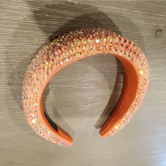 Embellished Orange Headband - Picture 1 of 7